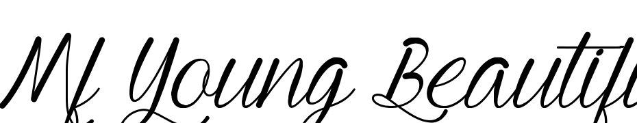 Mf Young & Beautiful cкачати шрифт безкоштовно